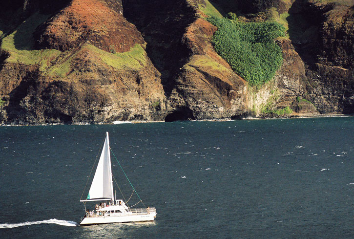 Sailing away